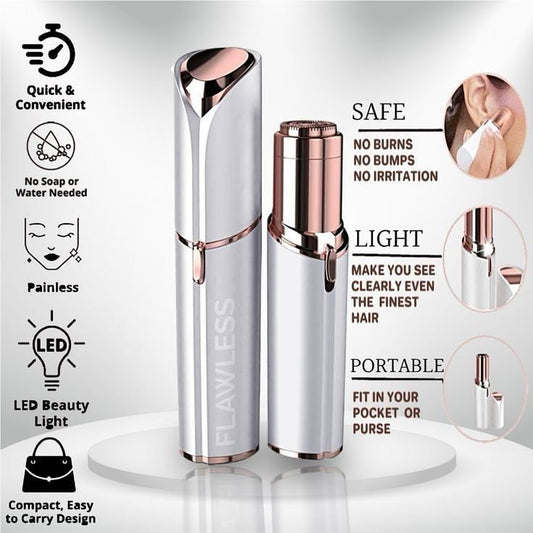 Flawless Trimmer Gentle micro-blade technology