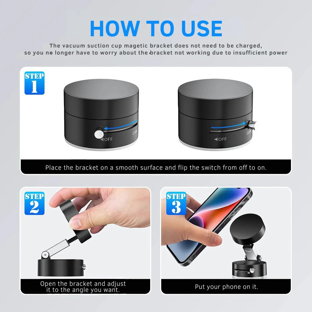 VACUUM CUP PHONE HOLDER
