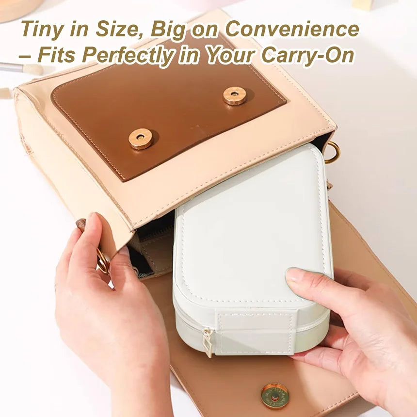 Small Travel LED Makeup Mirror Case with