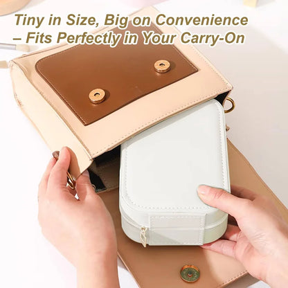 Small Travel LED Makeup Mirror Case with