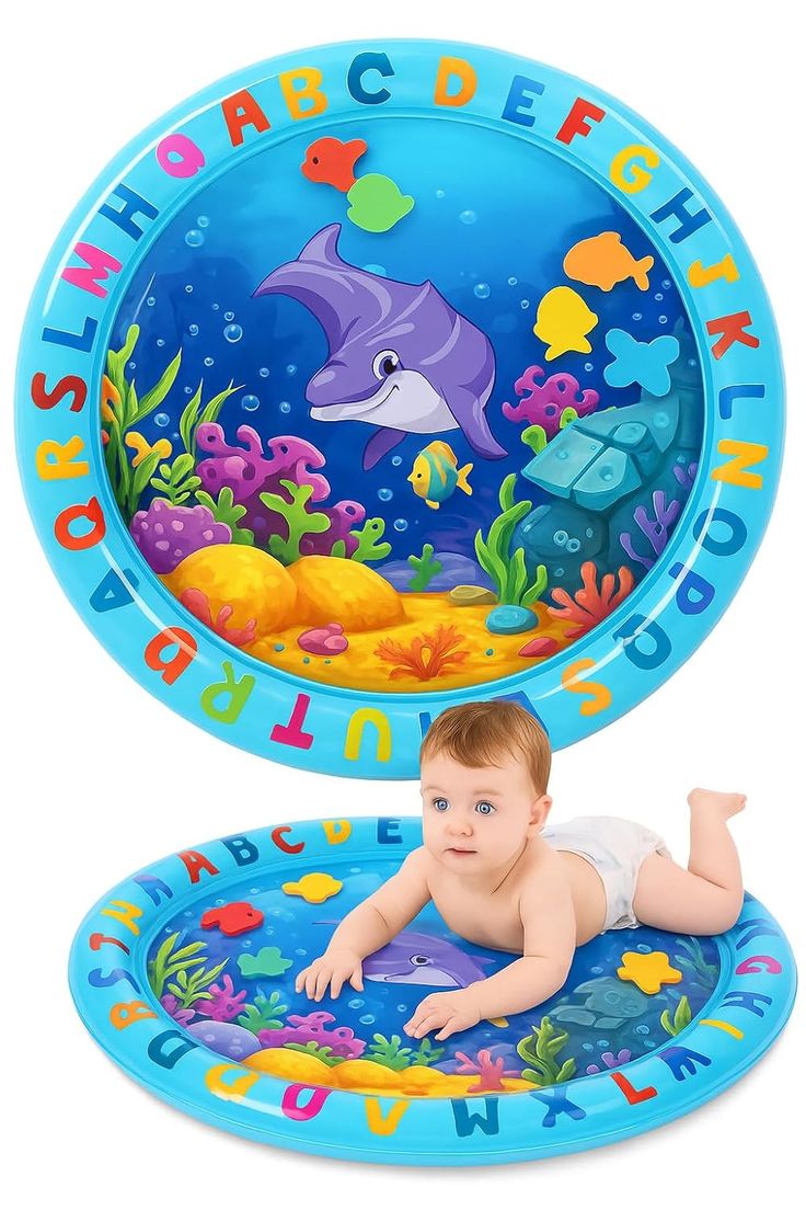 Round Baby Water Play Mat