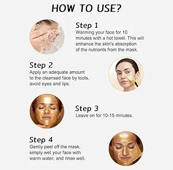98.4% Golden Peel off Mask 80gm